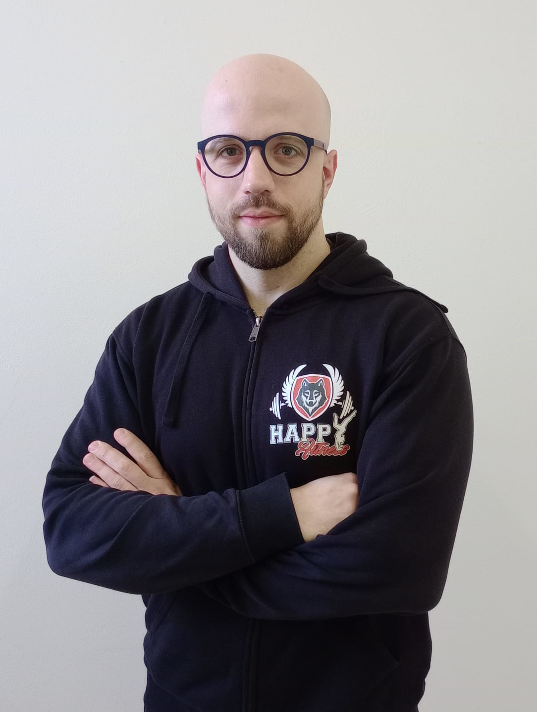 Rocco Elisio, istruttore di sala pesi, di Pancafit e massaggiatore della palestra Happy Fitness di Pretoro in provincia di Chieti