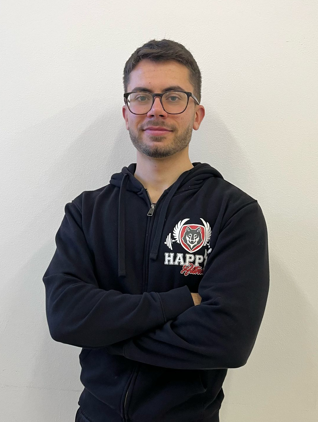 William, istruttore di sala pesi e personal trainer della palestra Happy Fitness di Pretoro, vicino Fara Filiorum Petri