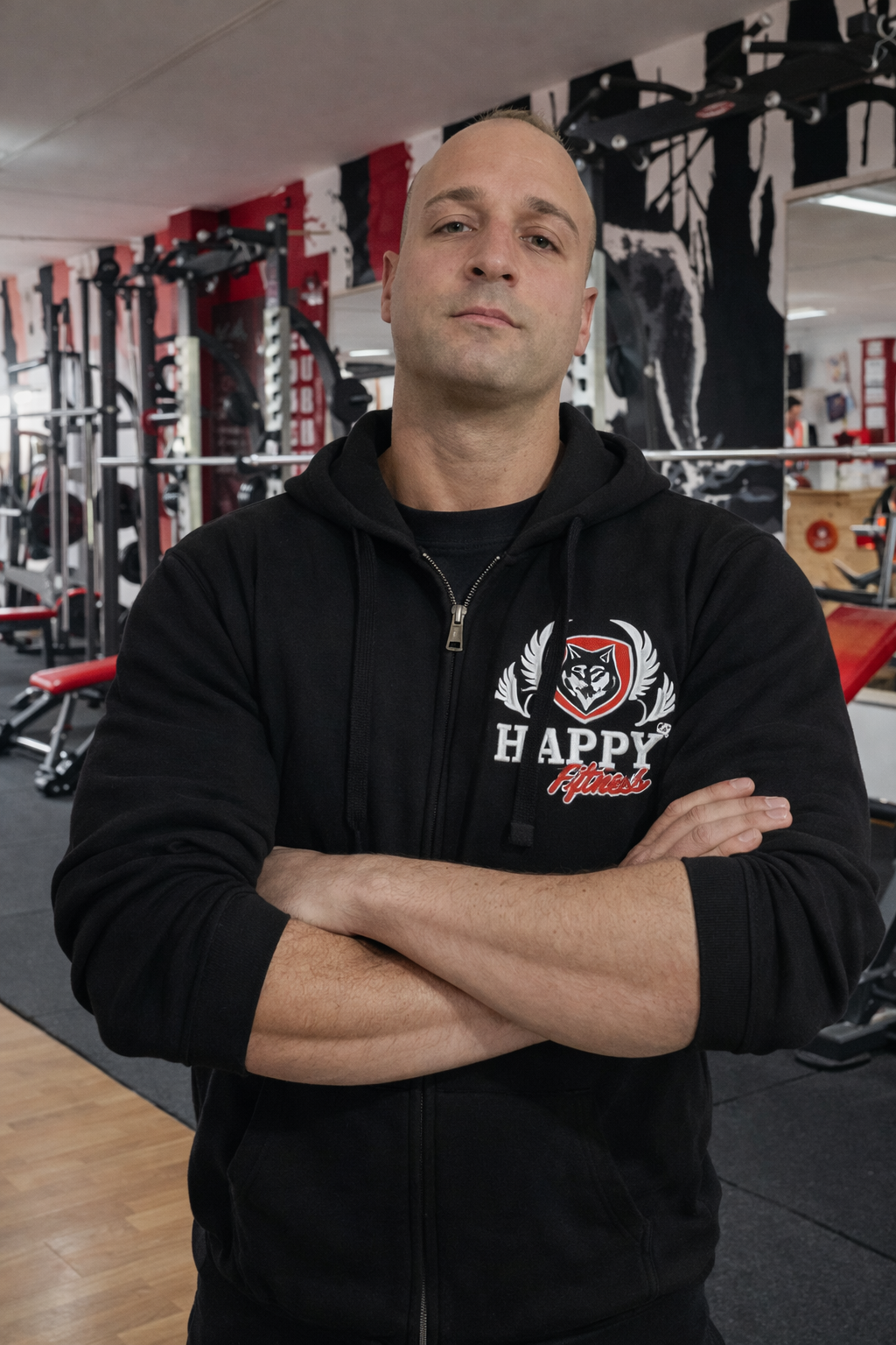 Giordano Di Paolo, istruttore di functional training e di sala pesi, personal trainer della palestra Happy Fitness di Pretoro, vicino Guardiagrele