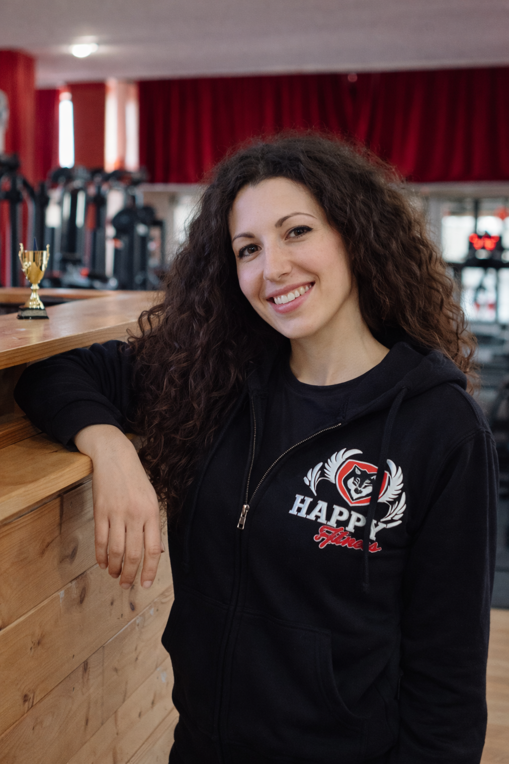 Greta Cellucci, istruttrice di sala pesi e consulente della palestra Happy Fitness di Pretoro